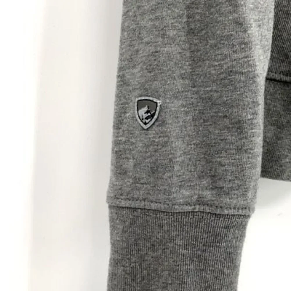 Kuhl Heather Gray Full Zip Organic Cotton Thumbhole Brava Hoody Medium - Picture 5 of 11